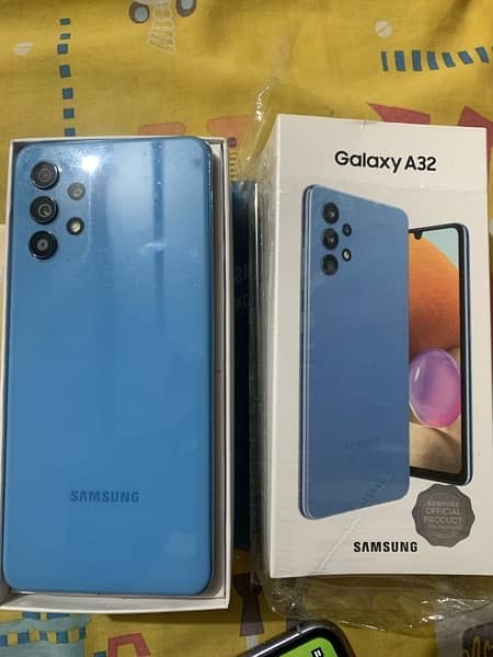 samsung a 32 6/128 official PTA with box 6