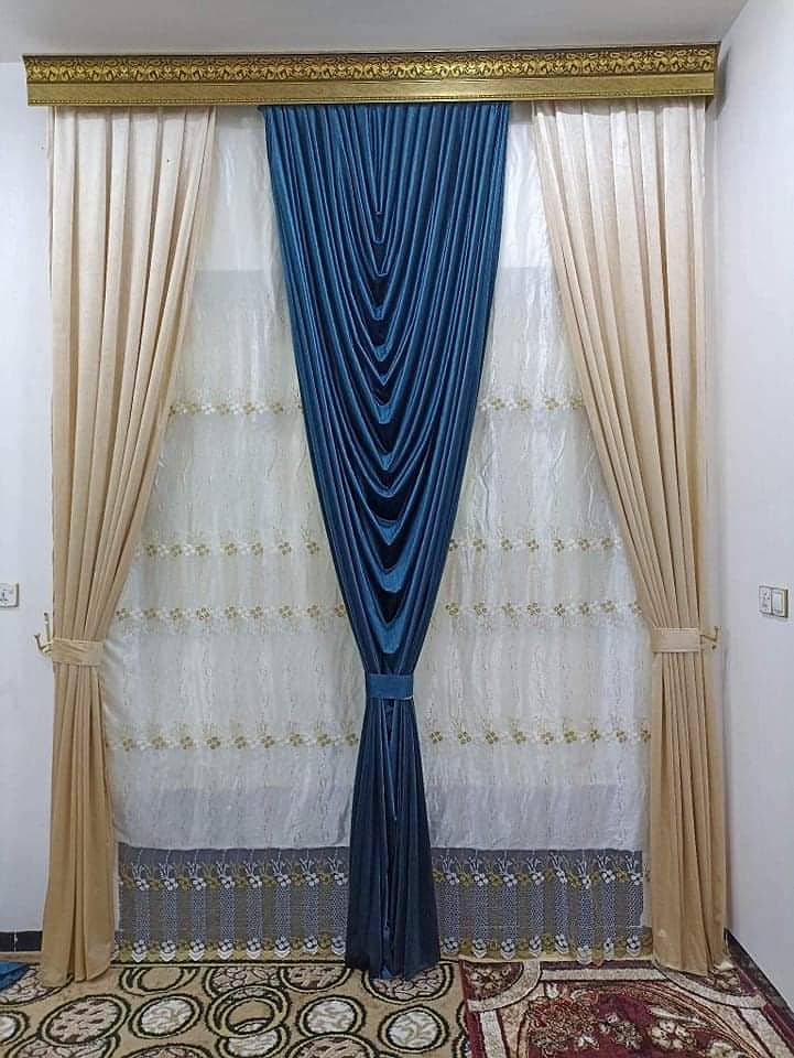 curtains / parday / velvet curtains / roller blinds / wall poshish 6