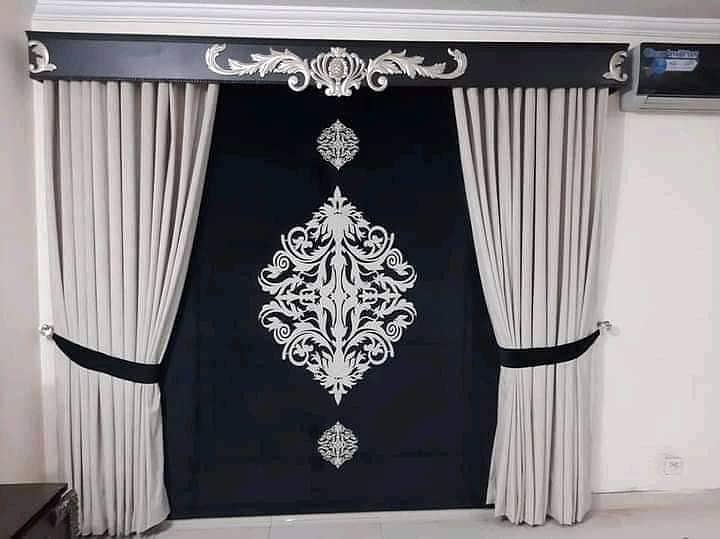 curtains / parday / velvet curtains / roller blinds / wall poshish 3