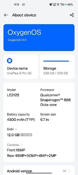 OnePlus 9 pro 12 gb/ 256 gb 10/10 condition 5