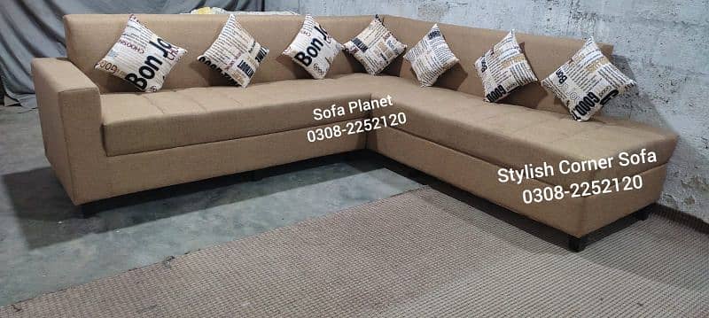 L Shape Sofa Set 5 Seater 6