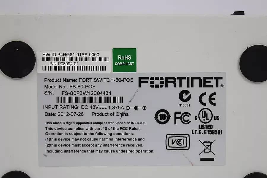 Fortinet Forti-Switch-80-POE BEST Gigabit Ethernet Switches 0