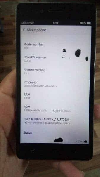 Oppo A33f for sale 3