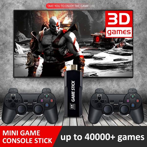 NEW X2 GAME STICK 37,000 PLUS GAMES INCLUDE GTA, GOD OF WAR,TEKKEN 3 1