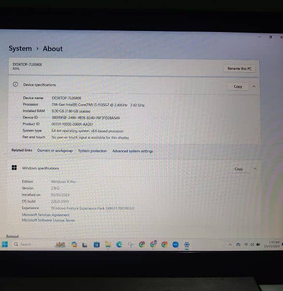 Lenovo Laptop 7L0SRDE 11th Gen Corei5 2