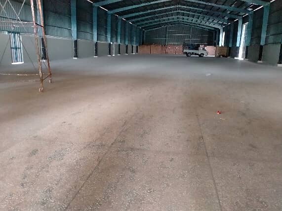I-10 100X250 WAREHOUSE FOR SALE CDA TRANSFER 35000 SQ. FEET COVERED AREA MAIN DRY PORT ROAD SORRY TO DEALERS 5