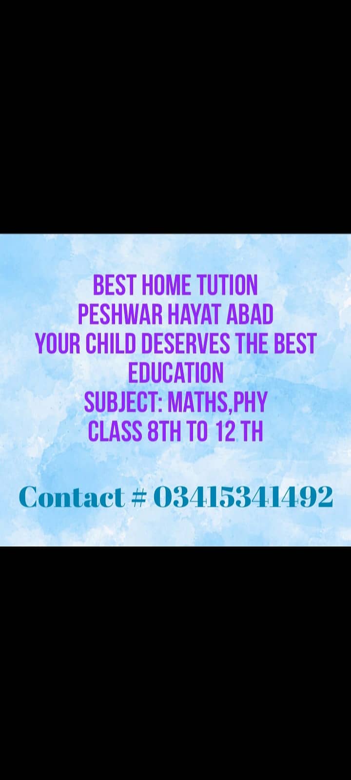 Home tuition available 0