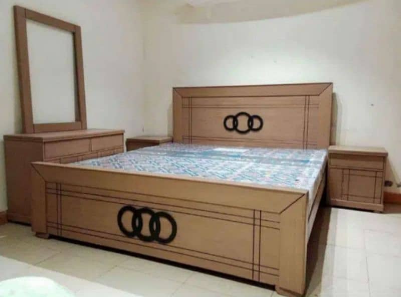 dubal bed/bed set/ wooden bed/ factory rets 12