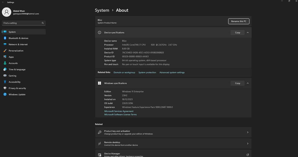 Core i7 Ist Gen Combo 4