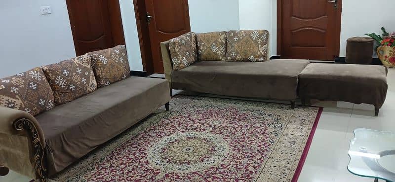 8 seater L shape Sofa set 0