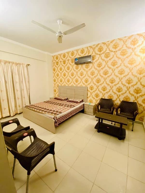 2 Bed rooms fully furnished for rent bahria town Karachi 0