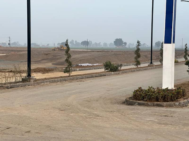 ONLY **40000/-** Per Month 10 Marla Plot Available For Sale In CA Gold City Sialkot On 5 Year Instalments 5