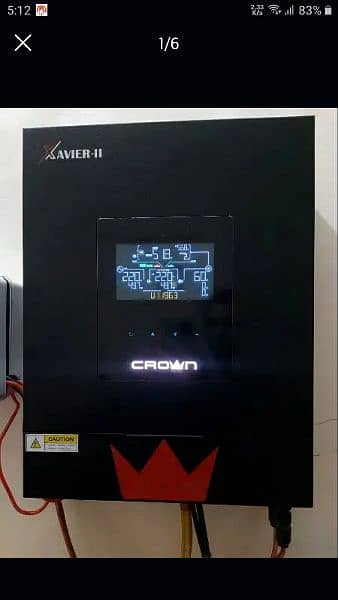 crown NEW inverter 5.6 kw NEW 0