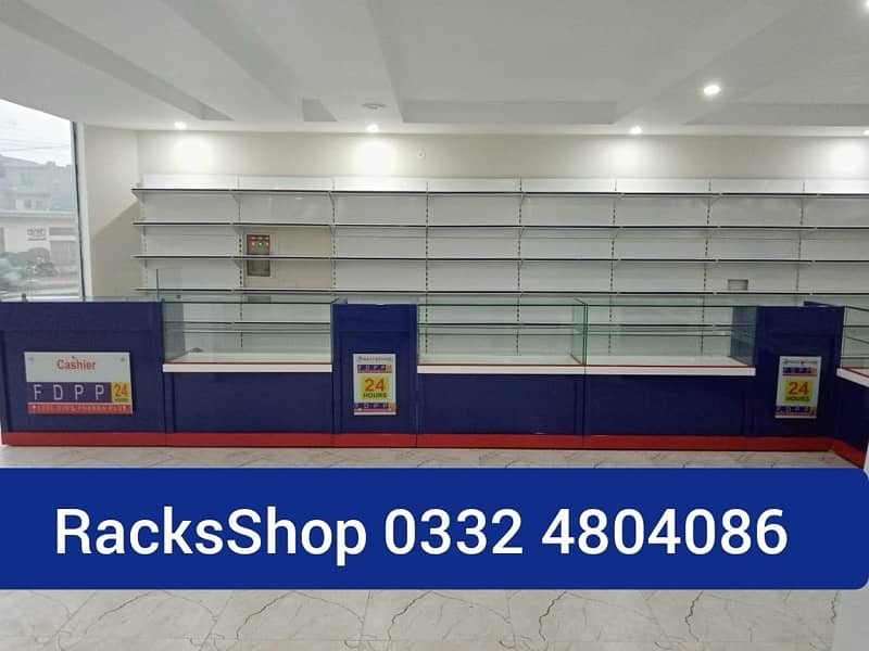 Pharmacy wall Rack/ pharmacy counters/ store rack/ display counter/POS 16