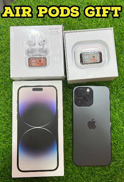 IPHONE 14 PROMAX WITH FREE AIRPODS PRO 0313-9020080 0