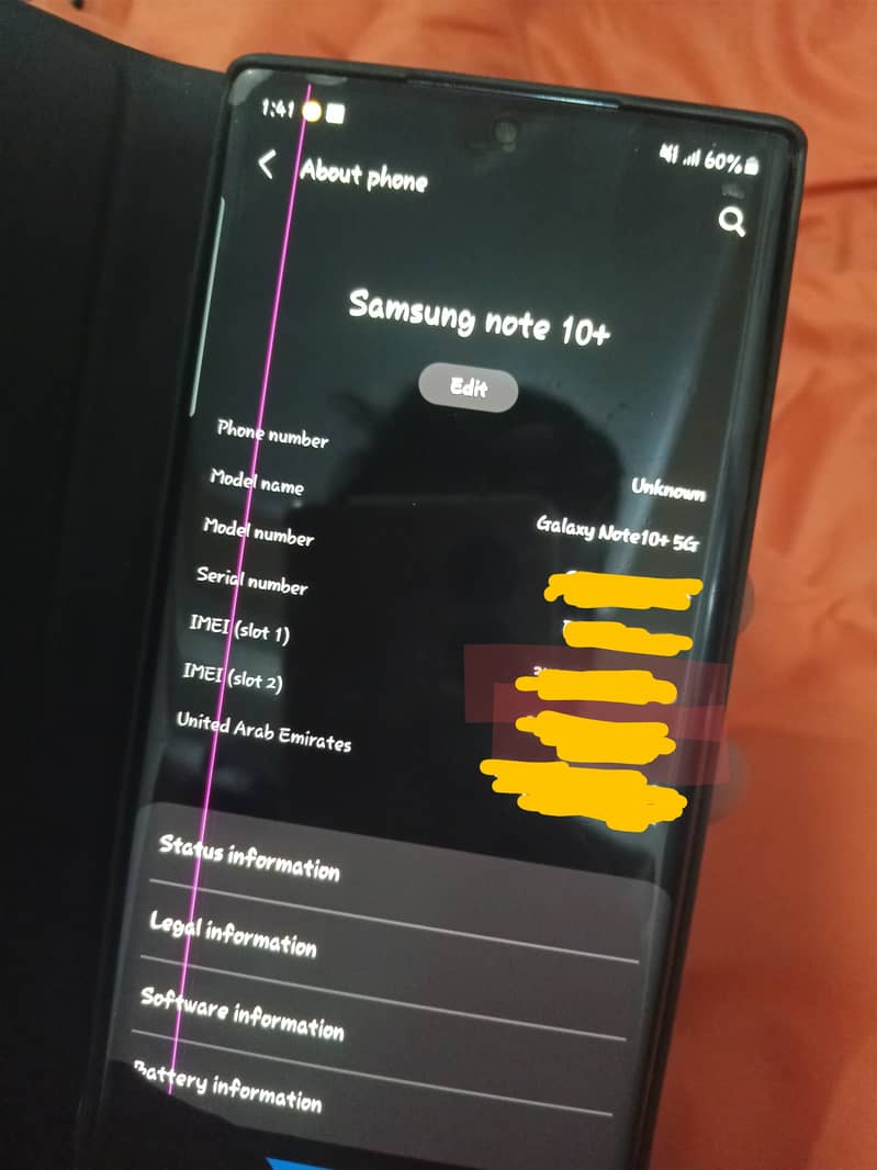 Samsung note 10+ 12/512 1