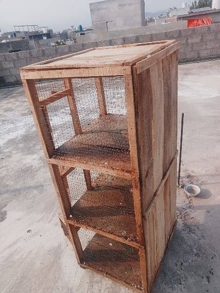 all birds cage 4by 4 size new condition 1