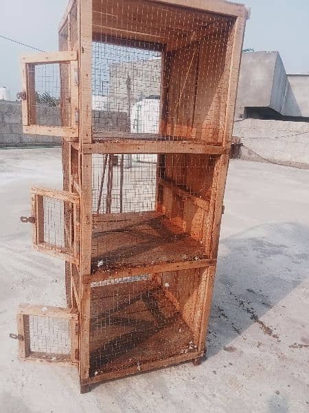 all birds cage 4by 4 size new condition 2