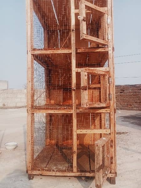 all birds cage 4by 4 size new condition 3