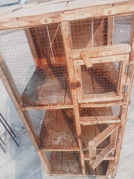 all birds cage 4by 4 size new condition 6