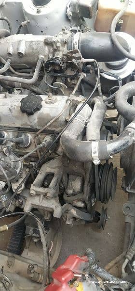 Toyota 7k efi engine with manual gear. complete. less than 500 km 1