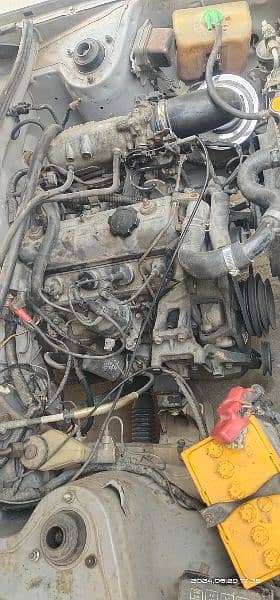 Toyota 7k efi engine with manual gear. complete. less than 500 km 3