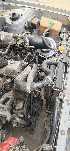 Toyota 7k efi engine with manual gear. complete. less than 500 km 4