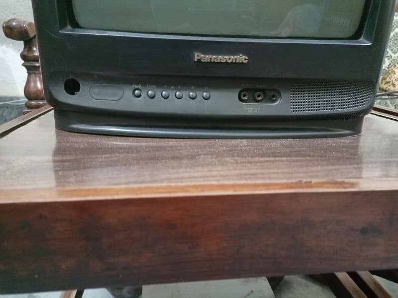 Old model Panasonic TV with stand 2
