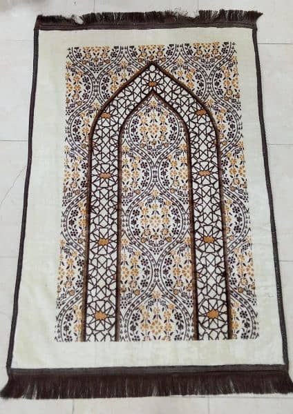 Bedoww Foamed Quilted Embossed Soft Prayer Mat / Janemaz for Bulk only 6