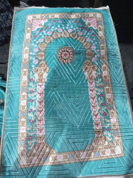 Bedoww Foamed Quilted Embossed Soft Prayer Mat / Janemaz for Bulk only 9