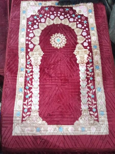 Bedoww Foamed Quilted Embossed Soft Prayer Mat / Janemaz for Bulk only 11