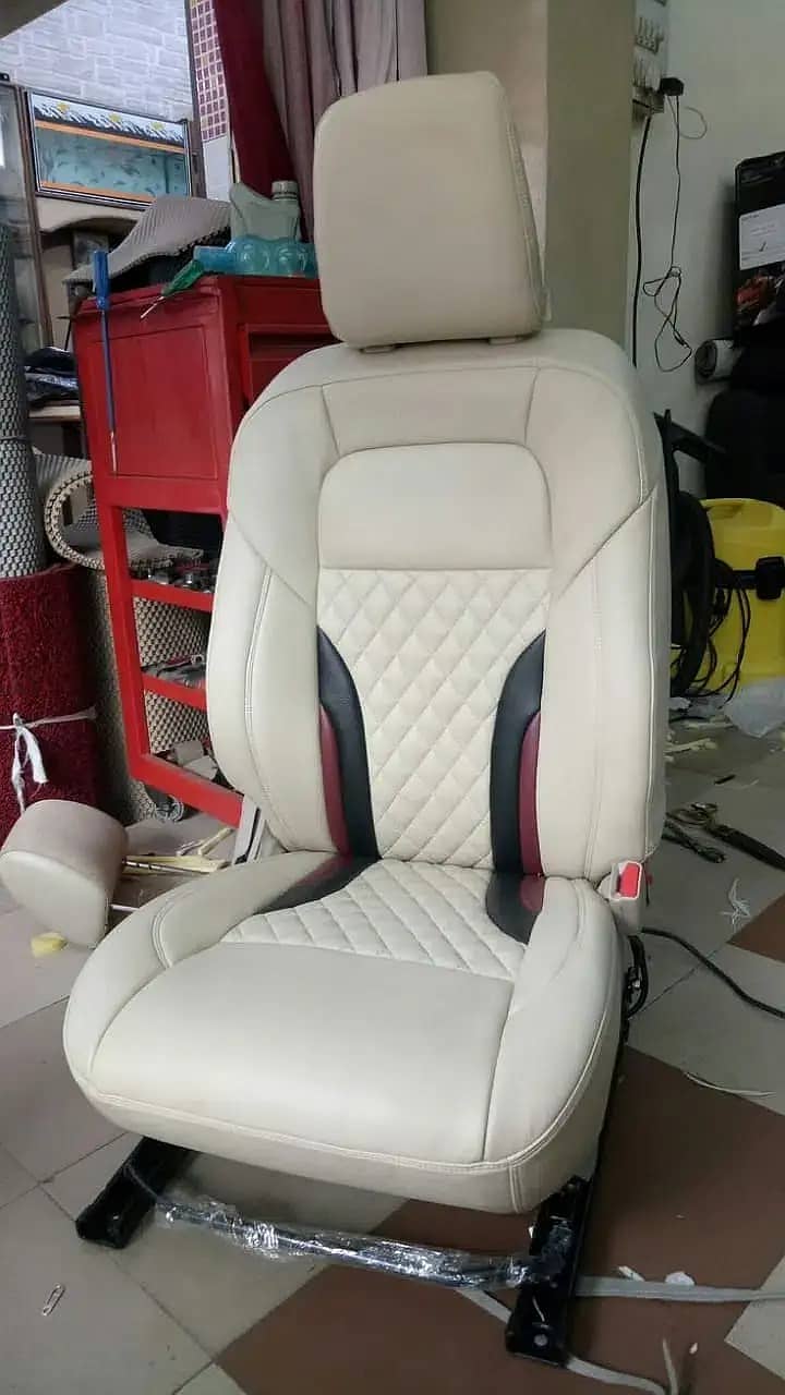 Karachi Biggest Factory of customise Car Seat Covers for honda Toyota 1