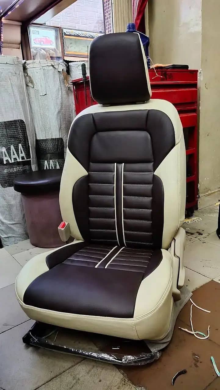 Karachi Biggest Factory of customise Car Seat Covers for honda Toyota 4