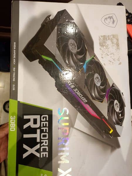 Nvidia GeForce RTX suprim X 3080 Graphic Card 0