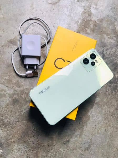 Realme C35 (4+4 8/128) Complete box Exchange Possible 0