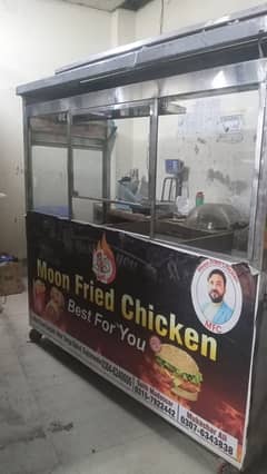 fast food complete setup( Counter, Fryer, Hot plate, working table ) 0