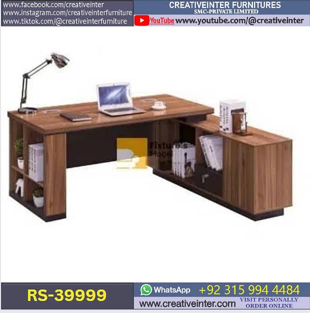 Office Table Conference Executive Side Reception Workstations Chairs 8