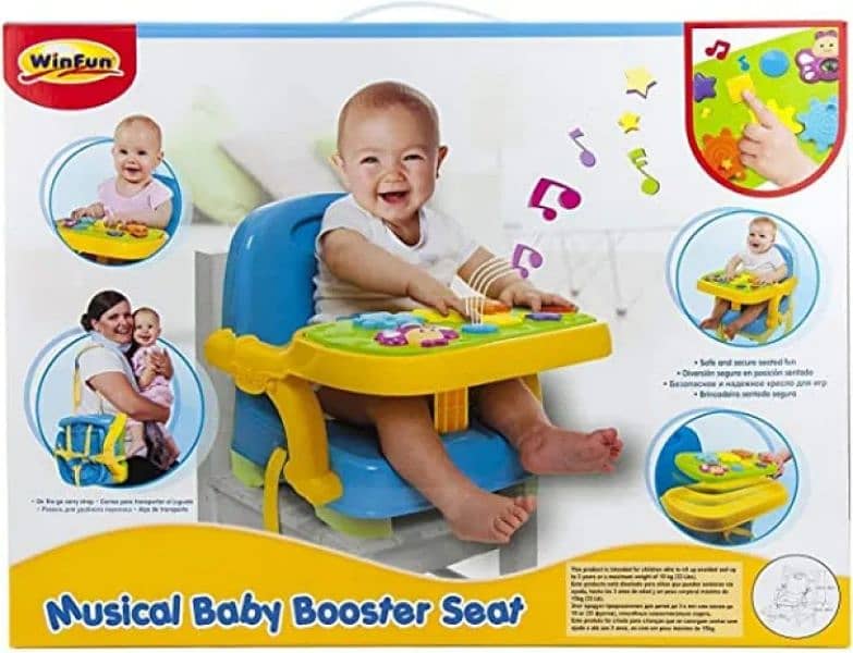 Winfun booster chair or food with musical & activity 3