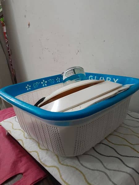 Storage basket for household items 2