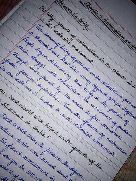 Handwriting Assignment Work 0