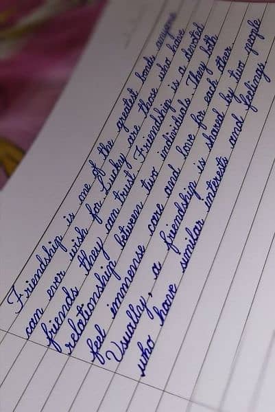 Handwriting Assignment Work 3