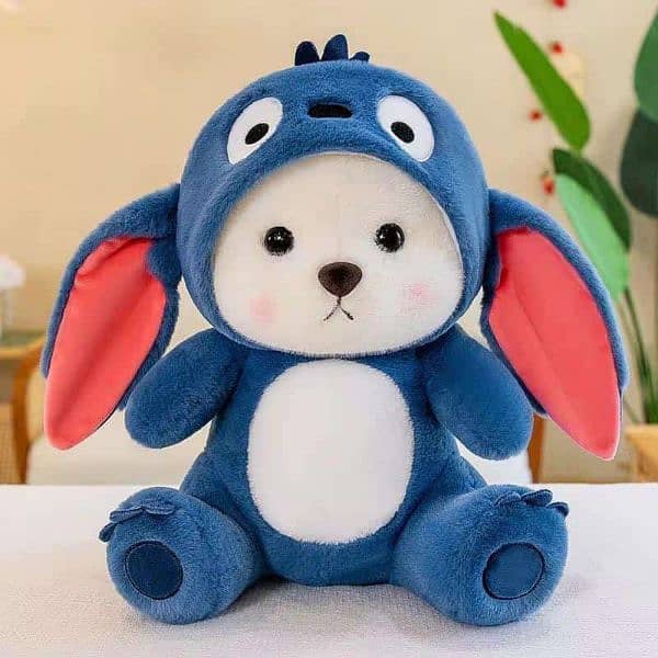 Hoodie Teddy bear BLUE  Free Delivery all over Pakistan 0