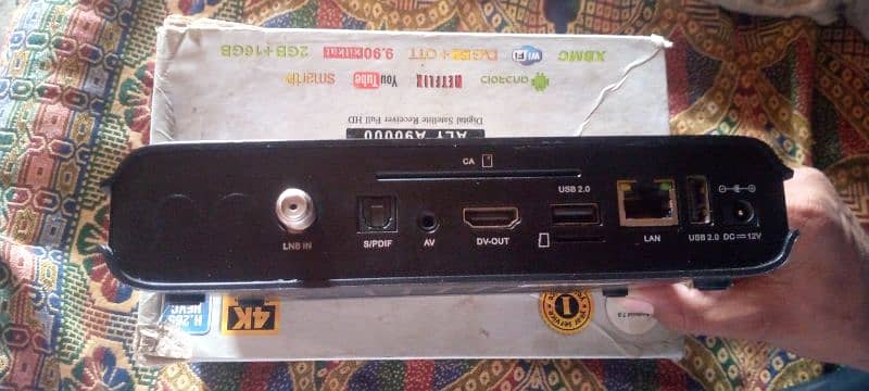 Alybaba a90000 4k setllit receiver server expaier hy good condition 0