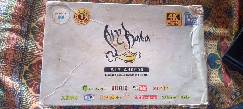 Alybaba a90000 4k setllit receiver server expaier hy good condition 4