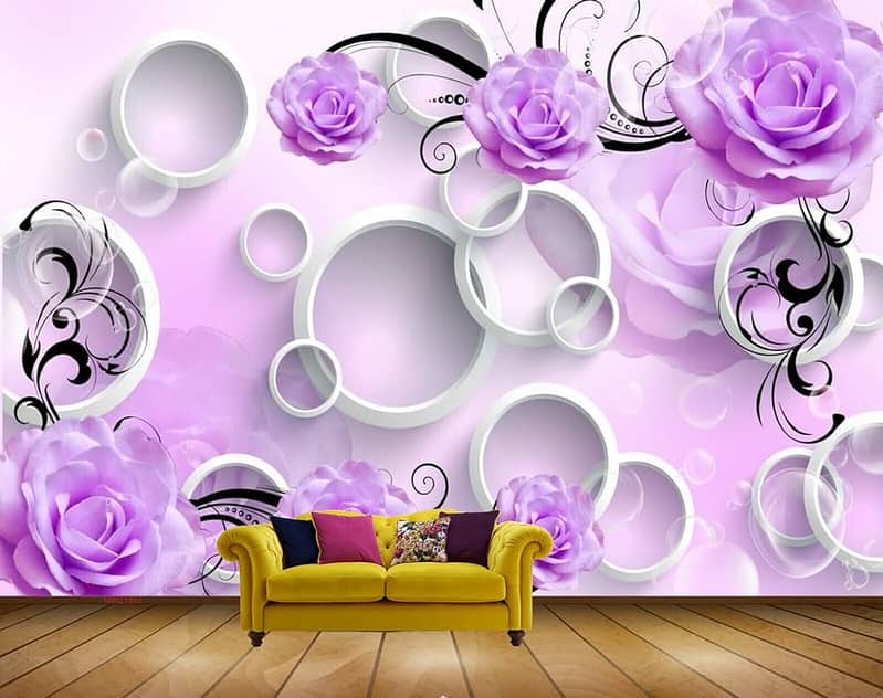 Customize Panaflex Wallpaper | Waterproof Wallpaper | Pasting service 5