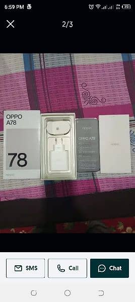 oppo a78 10/10 condition just box open only serious buyer 2