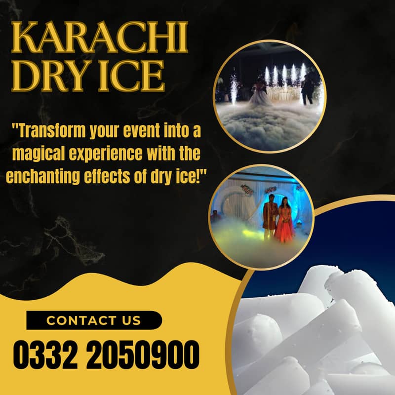 Dry Ice/Ice/Dry Ice Delivery all over karachiservices available 9