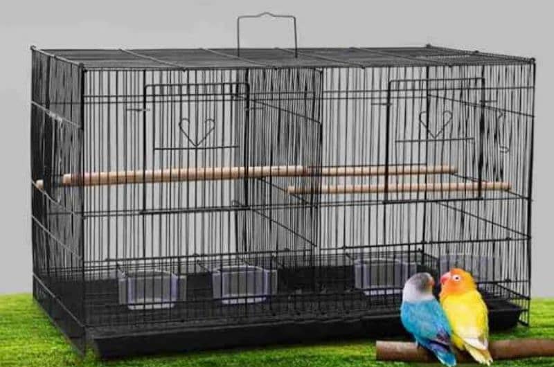 lovebirds java dove finch and parrot cage iorn and wooden 1
