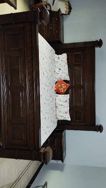 bed set with side tables and dressing table 1