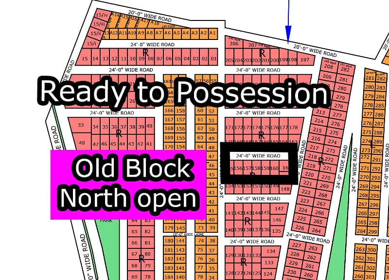R - (Old Block + North Open) North Town Residency Phase - 01 (Surjani) 0